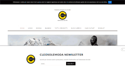 Desktop Screenshot of cleosolemoda.com